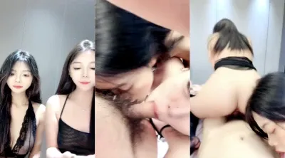 【西奶】人气女神带刚下海闺蜜3P 疯狂操逼 超级香艳